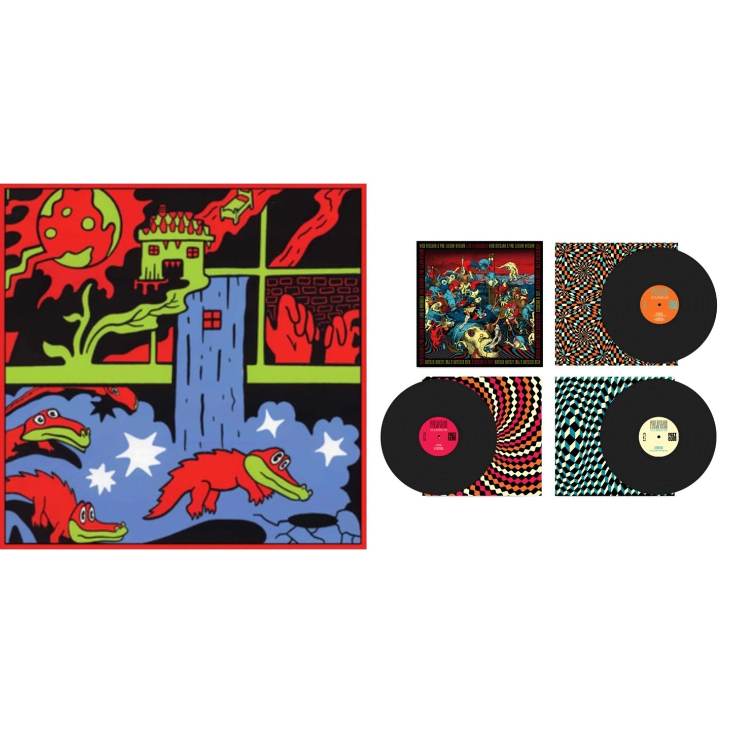 King Gizzard & The Lizard Wizard - Live In Brussels '19 (Fuzz Club Official Bootleg) & Live In Paris '19 (Fuzz Club Official Bootleg) - LP Vinyl Bundle