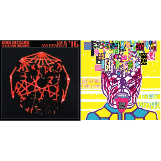 King Gizzard & The Lizard Wizard - Teenage Gizzard (Fuzz Club Official Bootleg) (Deluxe Edition) & Live In San Francisco '16 (Deluxe/2LP/Fog/Sunburst Vinyl)