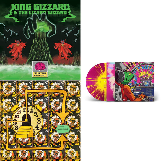 King Gizzard & The Lizard Wizard - I'm In Your Mind Fuzz & Made In Timeland & Teenage Gizzard (Magenta & Yellow Splatter LP Vinyl)