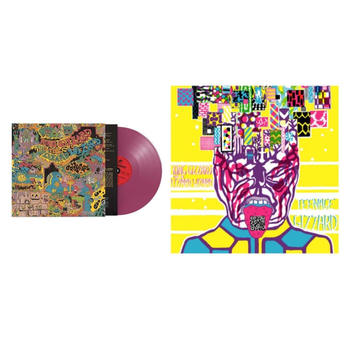 King Gizzard & The Lizard Wizard - Teenage Gizzard (Fuzz Club Official Bootleg) (Deluxe Edition) & Oddments (Plum LP Vinyl)