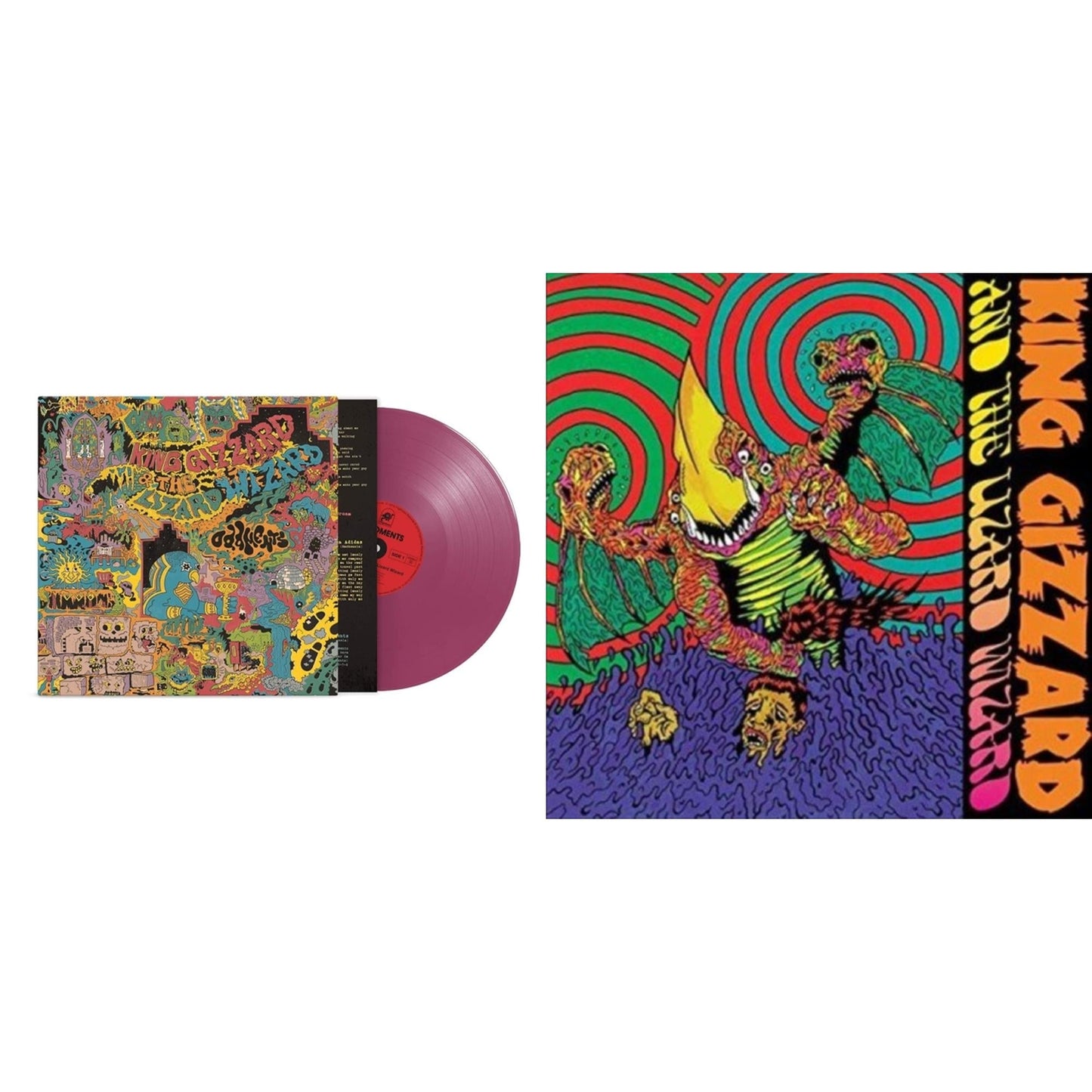 King Gizzard & The Lizard Wizard - Willoughby's Beach (Tangerine LP Vinyl) & Oddments (Plum LP Vinyl)