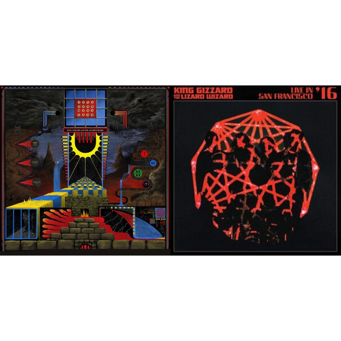 King Gizzard & The Lizard Wizard - Polygondwanaland & Live In San Francisco '16 (Deluxe/2LP/Fog/Sunburst Vinyl)