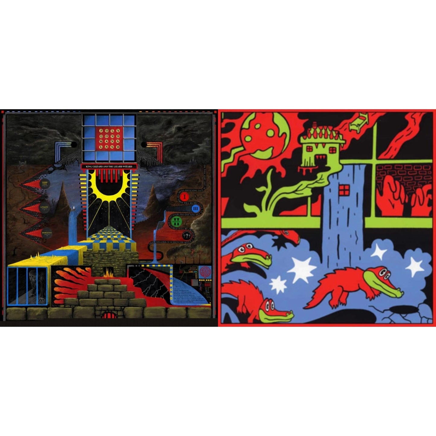 King Gizzard & The Lizard Wizard - Live In Paris '19 (Fuzz Club Official Bootleg) & Polygondwanaland - LP Vinyl Bundle