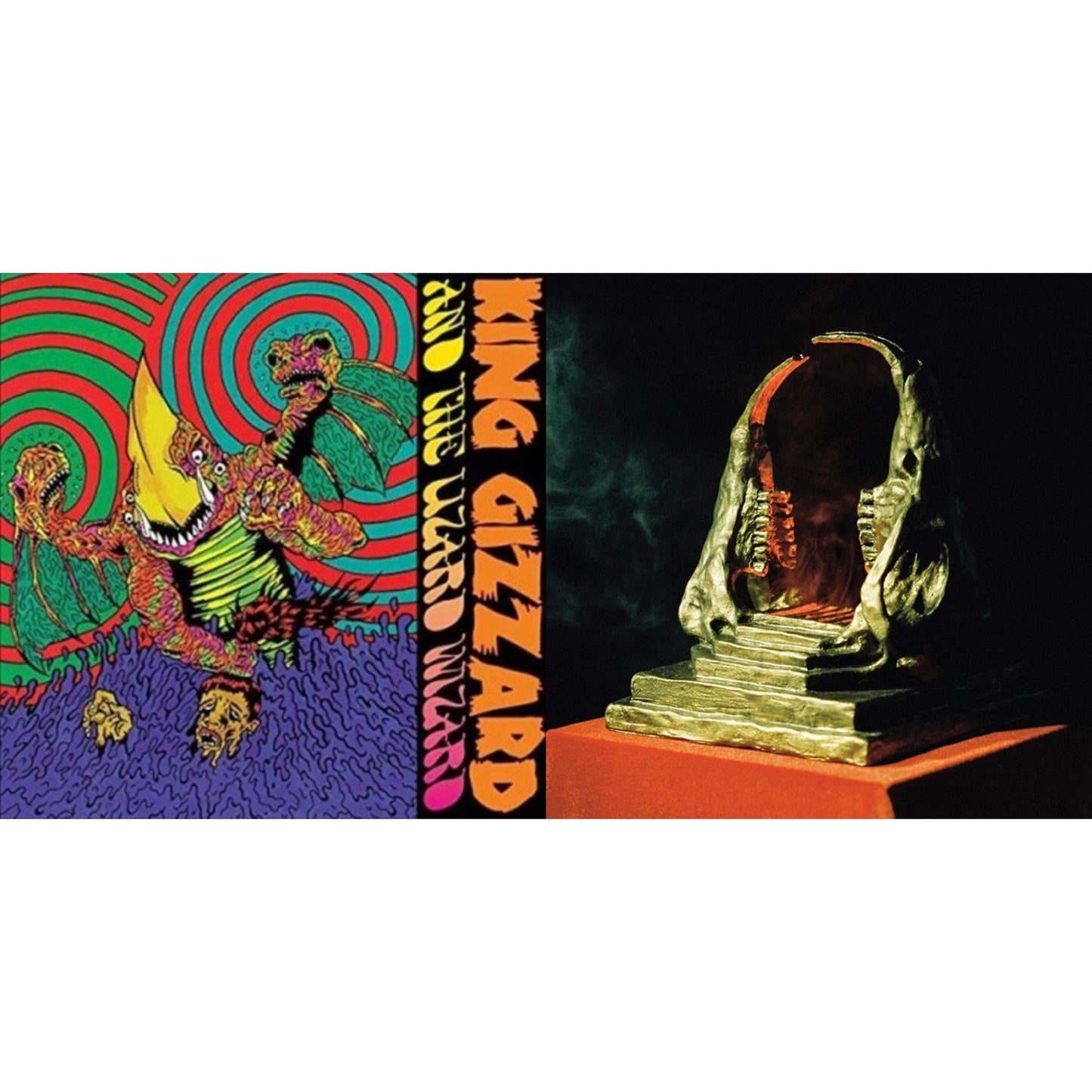King Gizzard & The Lizard Wizard - Willoughby's Beach (Tangerine LP Vinyl) & Infest The Rats' Nest (Red/Black LP Vinyl)