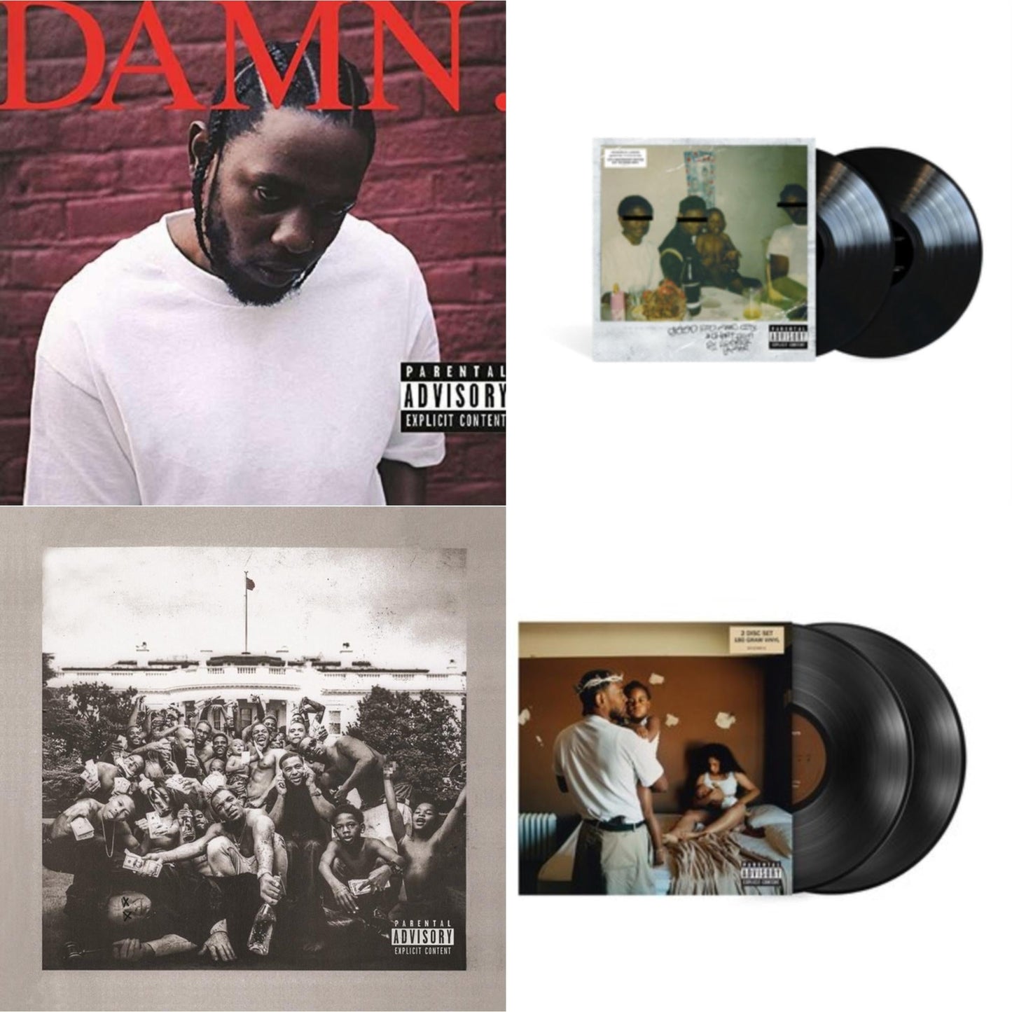 Kendrick Lamar - Mr. Morale & The Big Steppers (180G/2LP) & Good Kid, M.A.A.D City (X) (10Th Anniversary Edition/2LP) & To Pimp A Butterfly & Damn. (X) (2LP/180G)