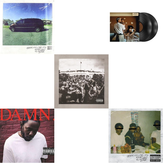 Kendrick Lamar - Good Kid, M.A.A.D City & Damn. (X) (2LP/180G) & To Pimp A Butterfly & Mr. Morale & The Big Steppers (180G/2LP) & Good Kid, M.A.A.D City (X) (10Th Anniversary Edition/2LP)