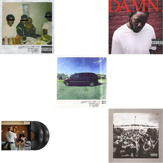 Kendrick Lamar - Mr. Morale & The Big Steppers (180G/2LP) & Good Kid, M.A.A.D City (X) (10Th Anniversary Edition/2LP) & Good Kid, M.A.A.D City & To Pimp A Butterfly & Damn. (X) (2LP/180G)