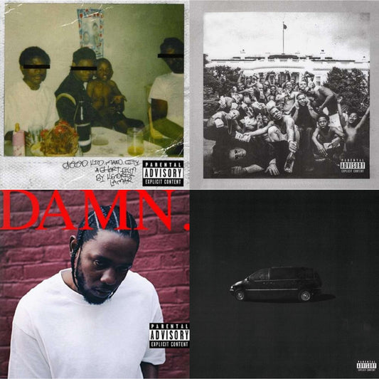 Kendrick Lamar - Good Kid, M.A.A.D City (X) (10Th Anniversary Edition) & Good Kid, M.A.A.D City (Remixes) & To Pimp A Butterfly & Damn. - CD Bundle