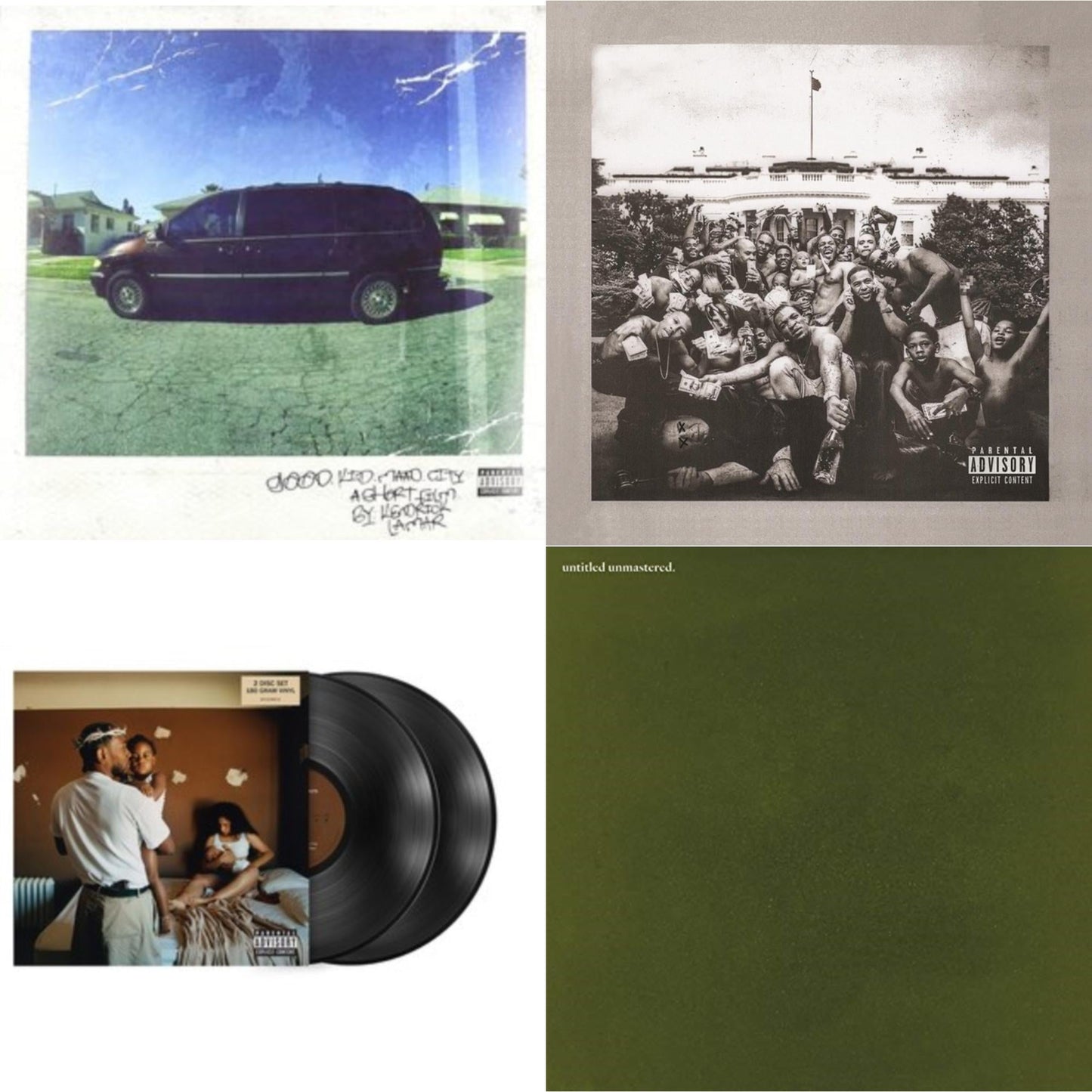 Kendrick Lamar - Mr. Morale & The Big Steppers (180G/2LP) & Good Kid, M.A.A.D City & To Pimp A Butterfly & Untitled Unmastered