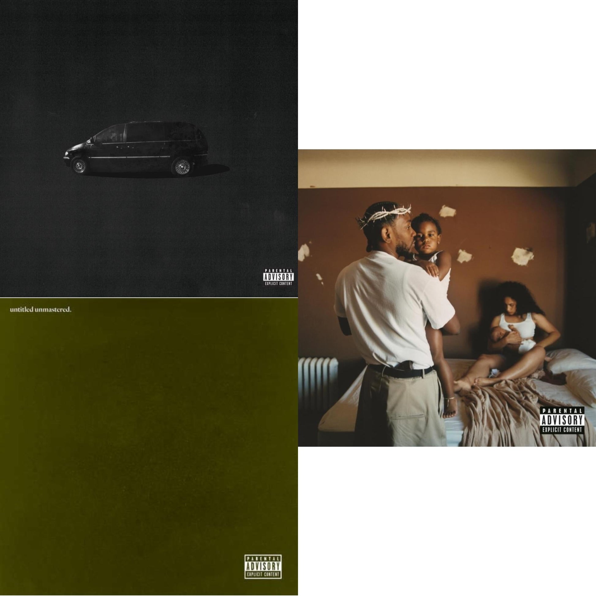 Kendrick Lamar - Mr. Morale & The Big Steppers (X) & Good Kid, M.A.A.D City (X) (10Th Anniversary Edition) & Untitled Unmastered (X) - CD Bundle