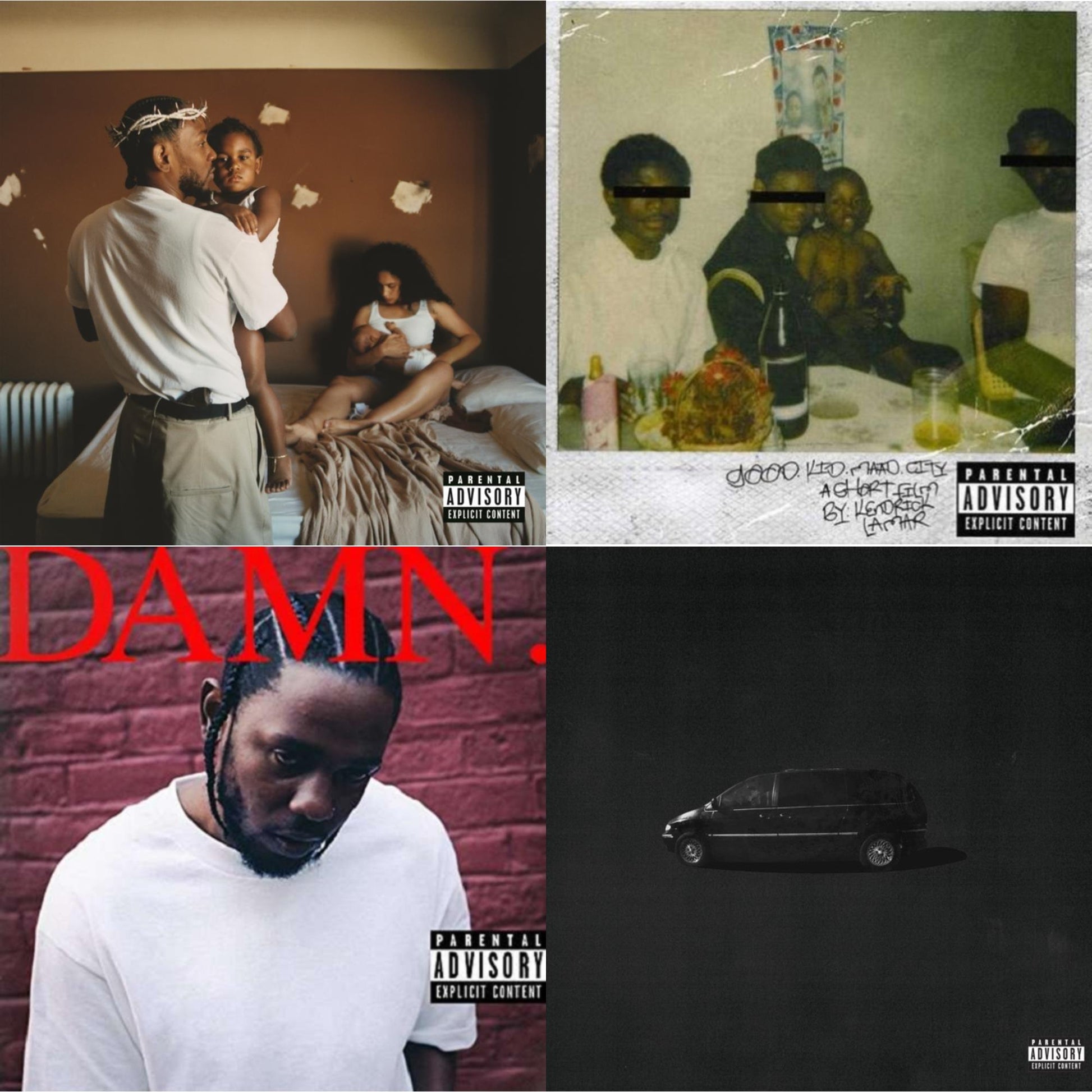 Kendrick Lamar - Mr. Morale & The Big Steppers (X) & Good Kid, M.A.A.D City (Remixes) & Damn. & Good Kid, M.A.A.D City (X) (10Th Anniversary Edition) - CD Bundle