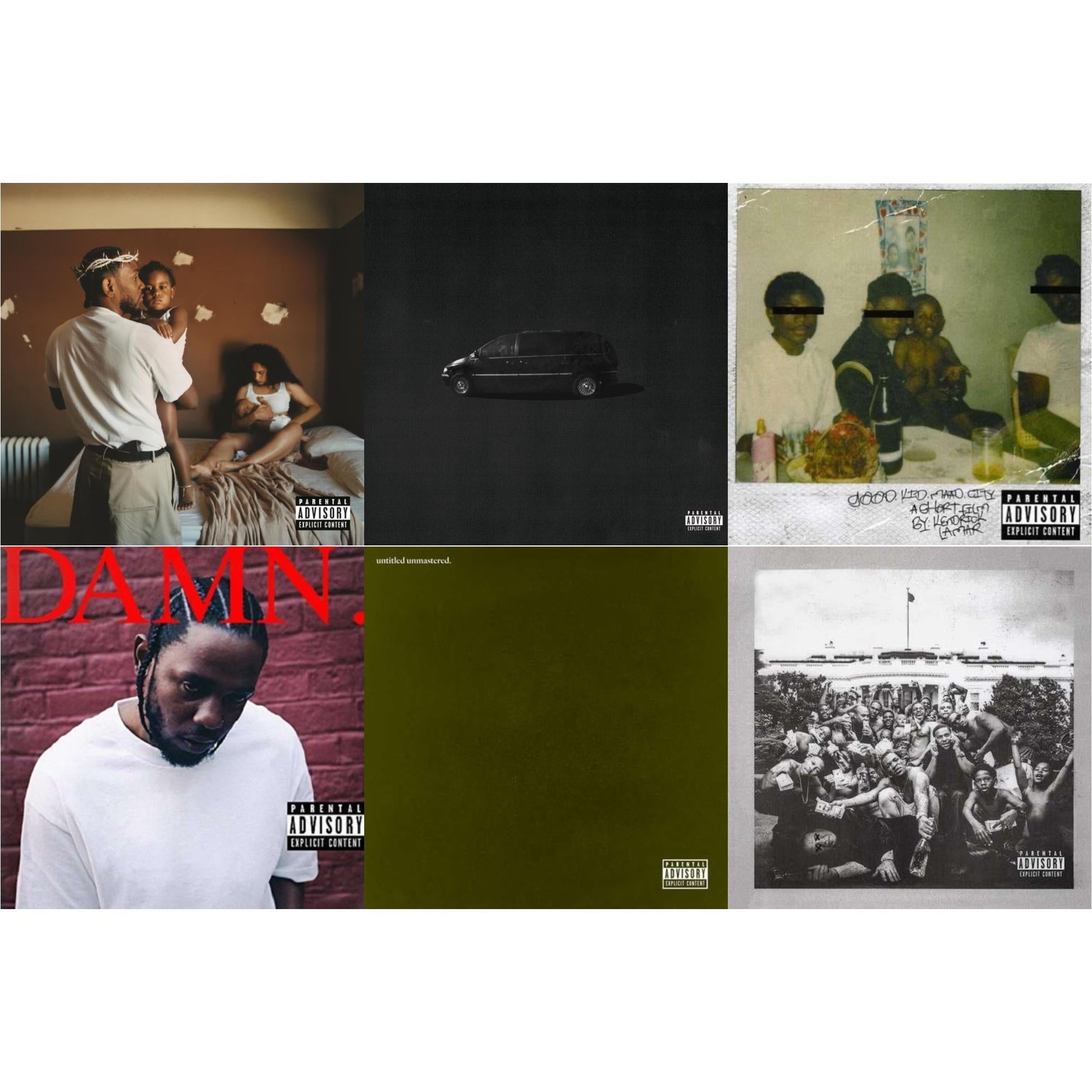 Kendrick Lamar - Mr. Morale & The Big Steppers (X) & Good Kid, M.A.A.D City (X) (10Th Anniversary Edition) & Good Kid, M.A.A.D City (Remixes) & Damn. & Untitled Unmastered (X) & To Pimp A Butterfly - CD Bundle