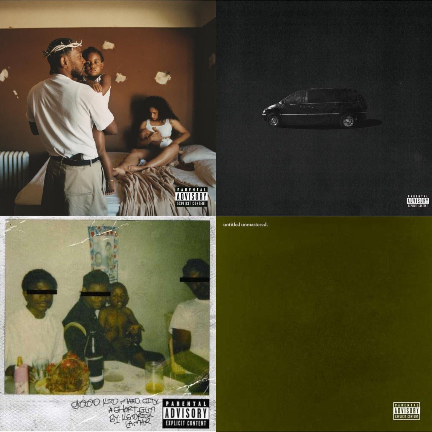 Kendrick Lamar - Mr. Morale & The Big Steppers (X) & Good Kid, M.A.A.D City (X) (10Th Anniversary Edition) & Good Kid, M.A.A.D City (Remixes) & Untitled Unmastered (X) - CD Bundle