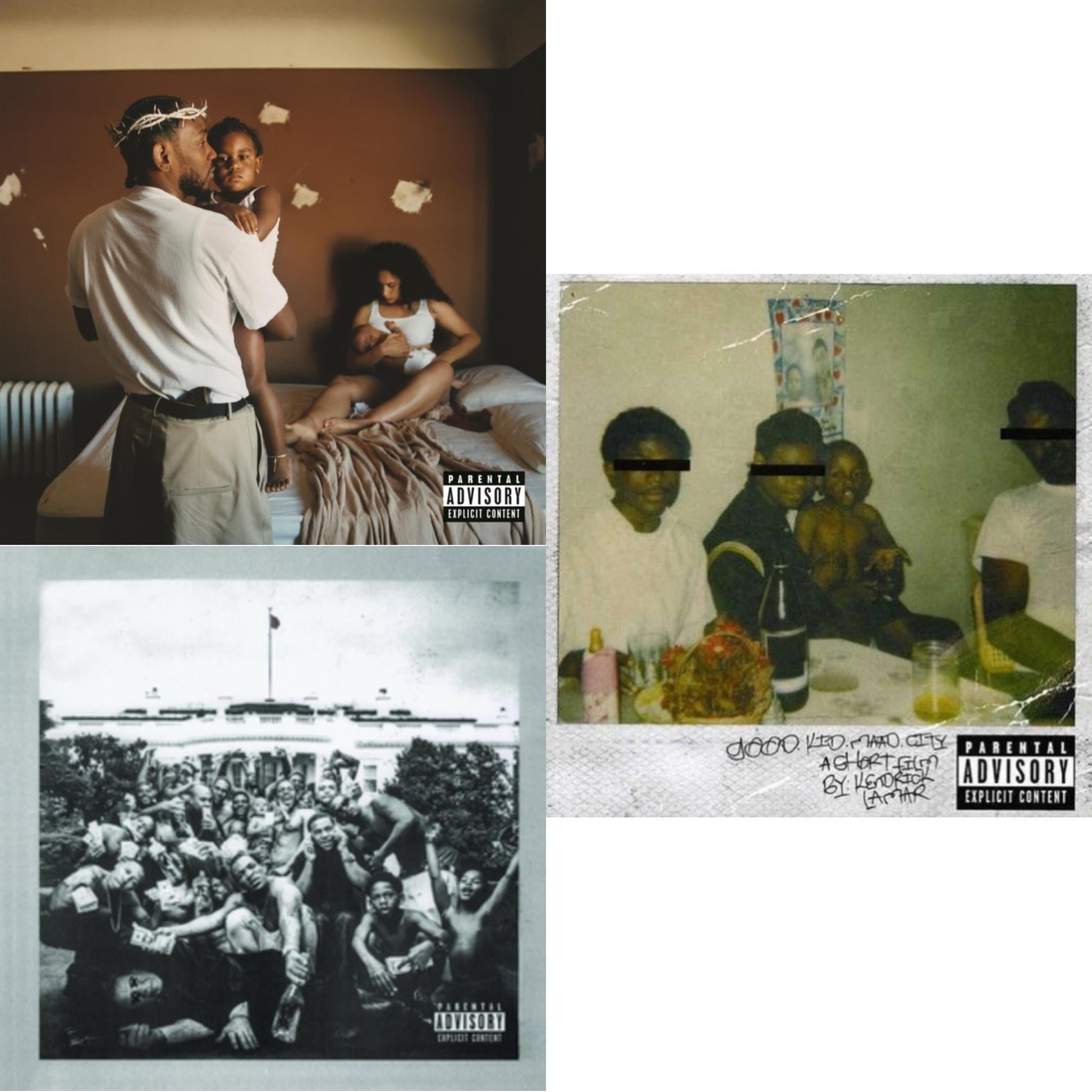Kendrick Lamar - Mr. Morale & The Big Steppers (X) & Good Kid, M.A.A.D City (Remixes) & To Pimp A Butterfly - CD Bundle