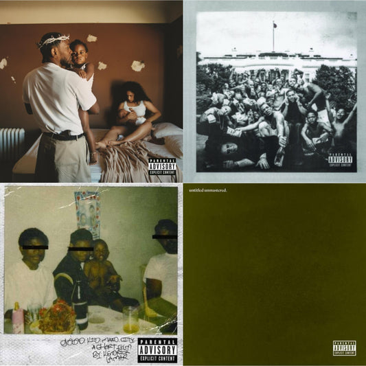 Kendrick Lamar - Mr. Morale & The Big Steppers (X) & Good Kid, M.A.A.D City (Remixes) & To Pimp A Butterfly & Untitled Unmastered (X) - CD Bundle