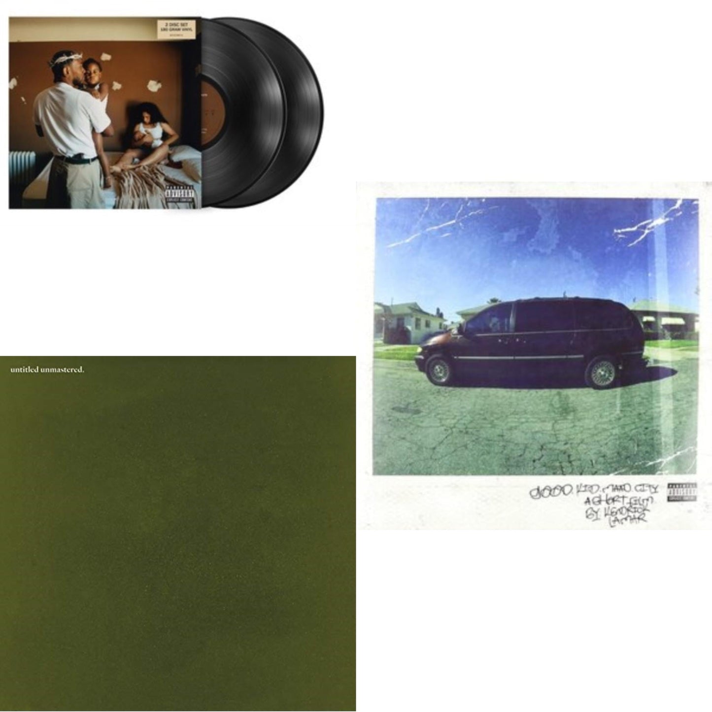 Kendrick Lamar - Mr. Morale & The Big Steppers (180G/2LP) & Good Kid, M.A.A.D City & Untitled Unmastered