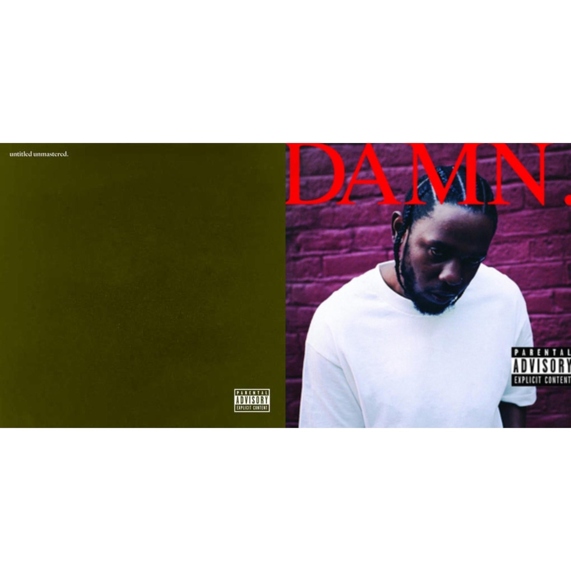 Kendrick Lamar - Untitled Unmastered (X) & Damn. (Collectors Edition) - CD Bundle
