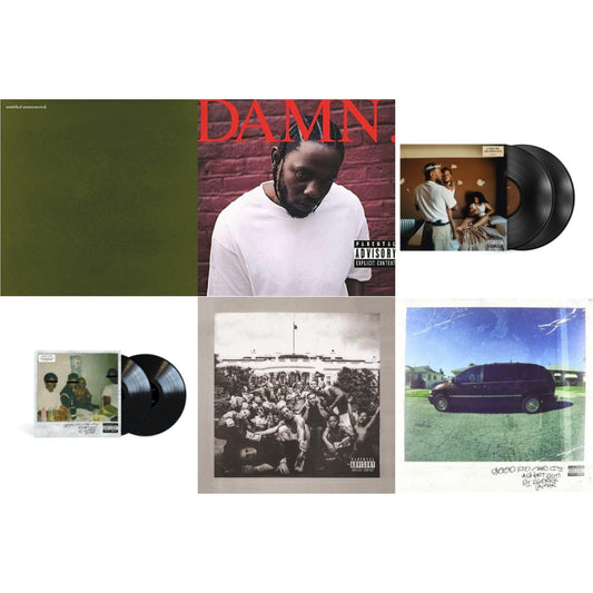Kendrick Lamar - Untitled Unmastered & Damn. (X) (2LP/180G) & Mr. Morale & The Big Steppers (180G/2LP) & Good Kid, M.A.A.D City (X) (10Th Anniversary Edition/2LP) & To Pimp A Butterfly & Good Kid, M.A.A.D City