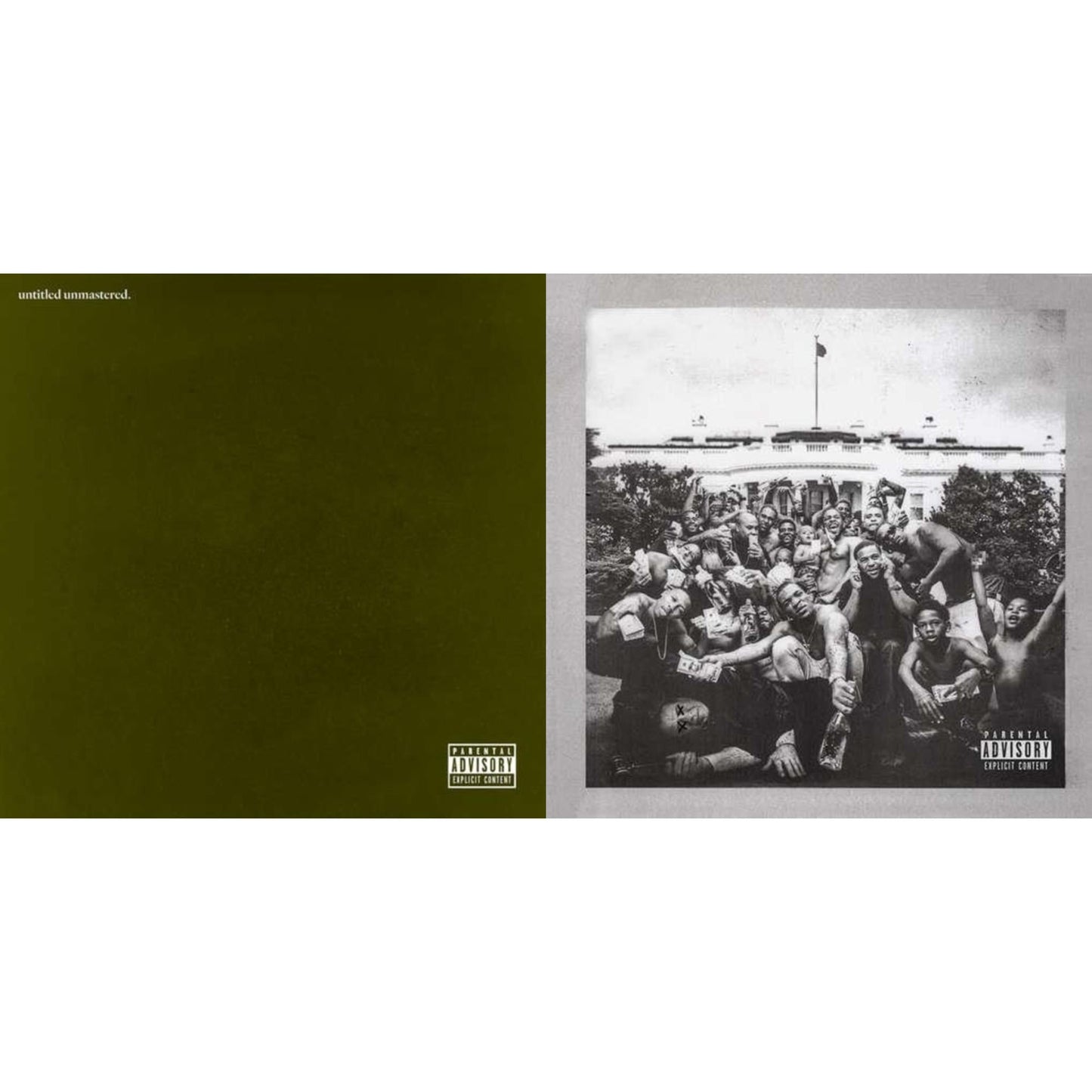 Kendrick Lamar - Untitled Unmastered (X) & To Pimp A Butterfly - CD Bundle