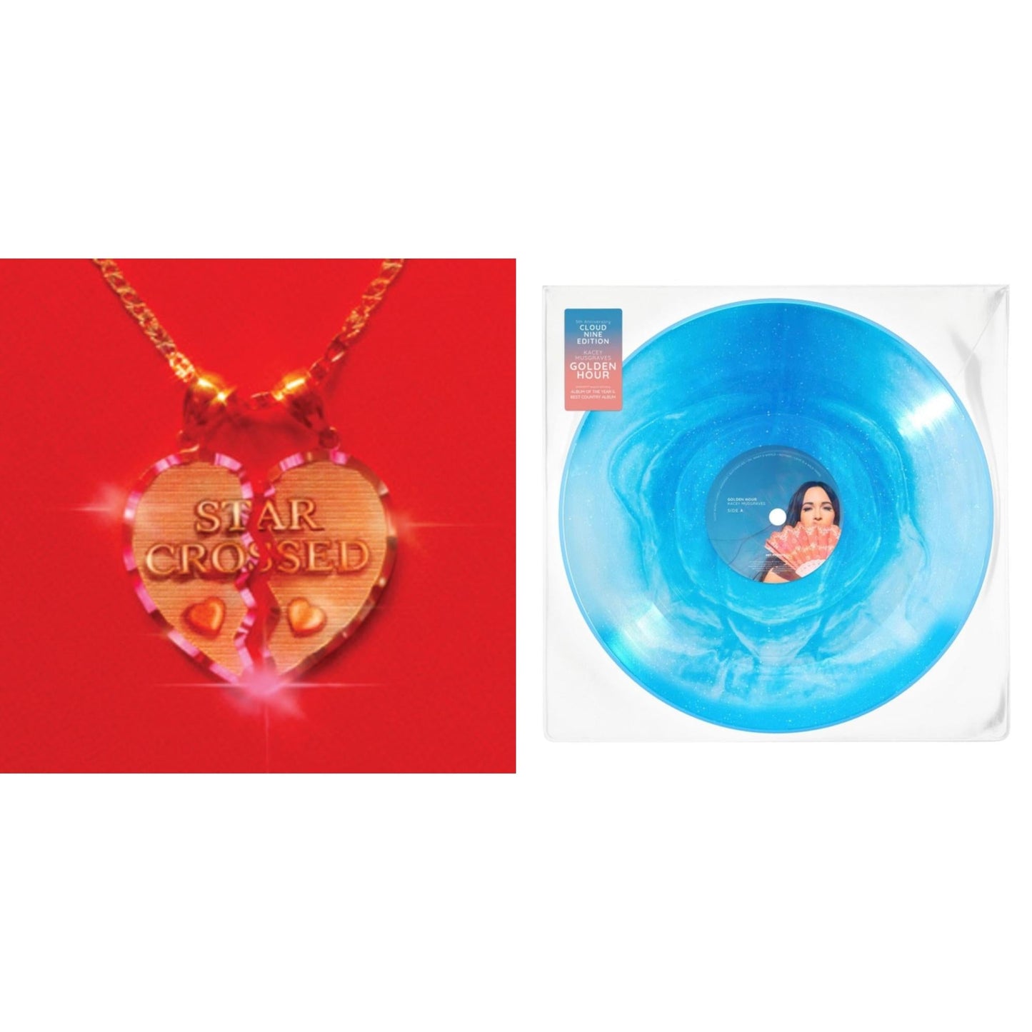 Kacey Musgraves - Star-Crossed (Neon Yellow LP Vinyl) & Golden Hour (Cloud Nine Edition LP Vinyl)