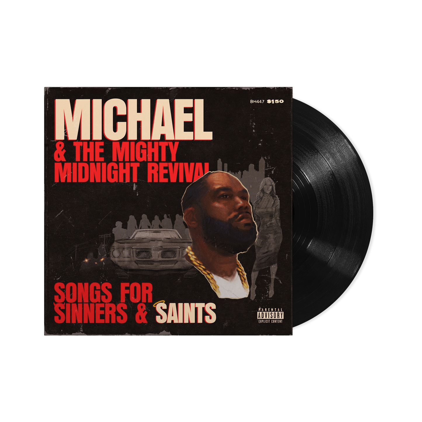 Michael & The Mighty Midnight Revival - Songs For Sinners And Saints" Black Vinyl Record
