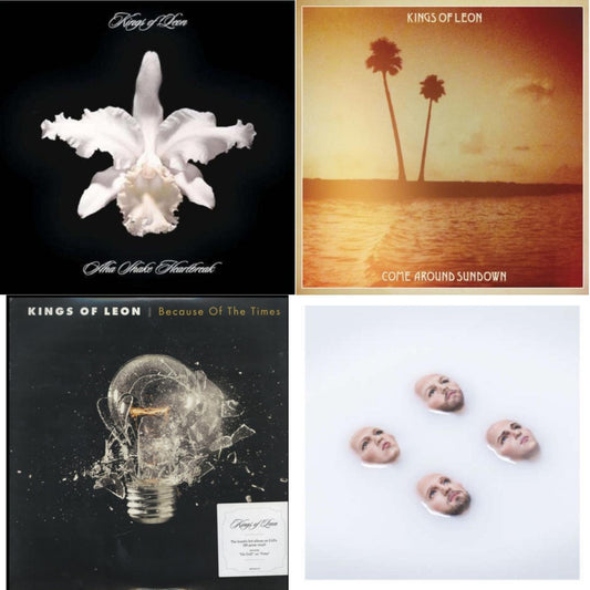 Kings Of Leon - Come Around Sundown (2LP/Gatefold) & Aha Shake Heartbreak (2LP/180G/Gatefold) & Because Of The Times (2LP/180G/Gatefold) & Walls (180G/Gatefold/Dl Card)