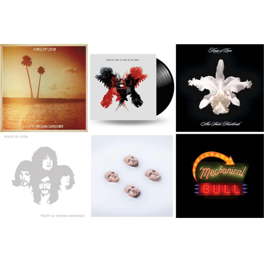 Kings Of Leon - Come Around Sundown (2LP/Gatefold) & Youth & Young Manhood (2LP/180G/Gatefold) & Aha Shake Heartbreak (2LP/180G/Gatefold) & Only By The Night & Mechanical Bull (2LP/180G/Dl Card/Gatefold) & Walls (180G/Gatefold/Dl Card)