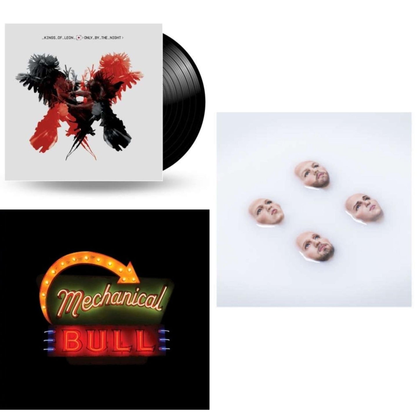 Kings Of Leon - Only By The Night & Mechanical Bull (2LP/180G/Dl Card/Gatefold) & Walls (180G/Gatefold/Dl Card)