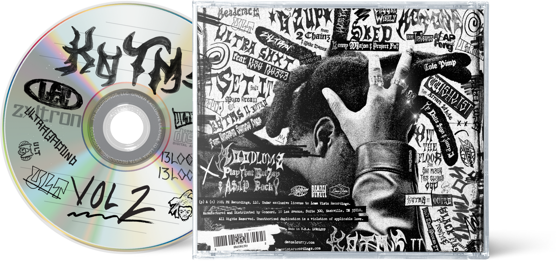 Denzel Curry - King of the Mischievous South Vol. 2 Music CD