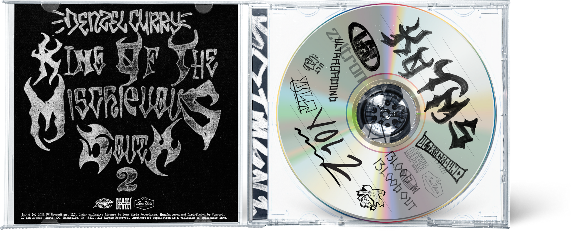Denzel Curry - King of the Mischievous South Vol. 2 Music CD