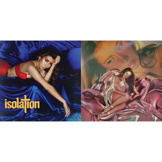 Kali Uchis - Isolation (Blue Jay Colored LP Vinyl) & Sincerely (X) (Pink LP Vinyl)