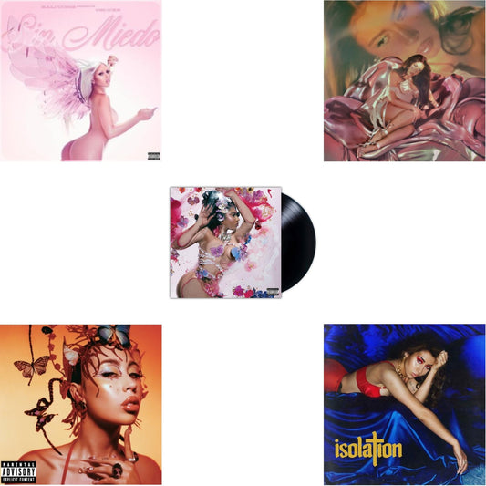 Kali Uchis - Sin Miedo (Del Amor Y Otros Demonios) Ꝏ (X) & Red Moon In Venus & Orquideas (X) & Sincerely (X) (Pink LP Vinyl) & Isolation
