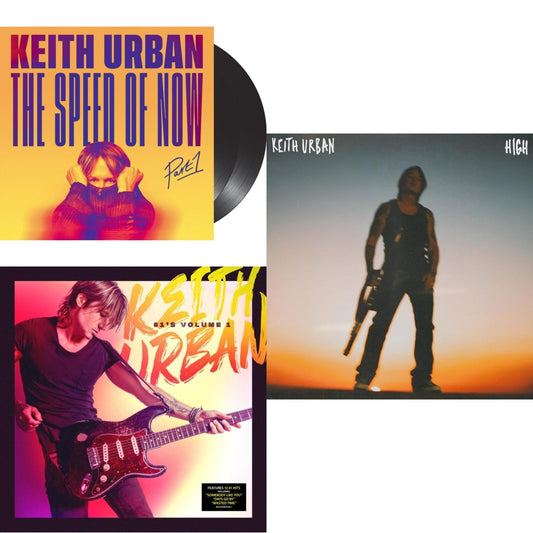 Keith Urban - Speed Of Now Part 1 (2LP) & #1'S - Volume 1 (Coke Bottle Clear LP Vinyl) & High