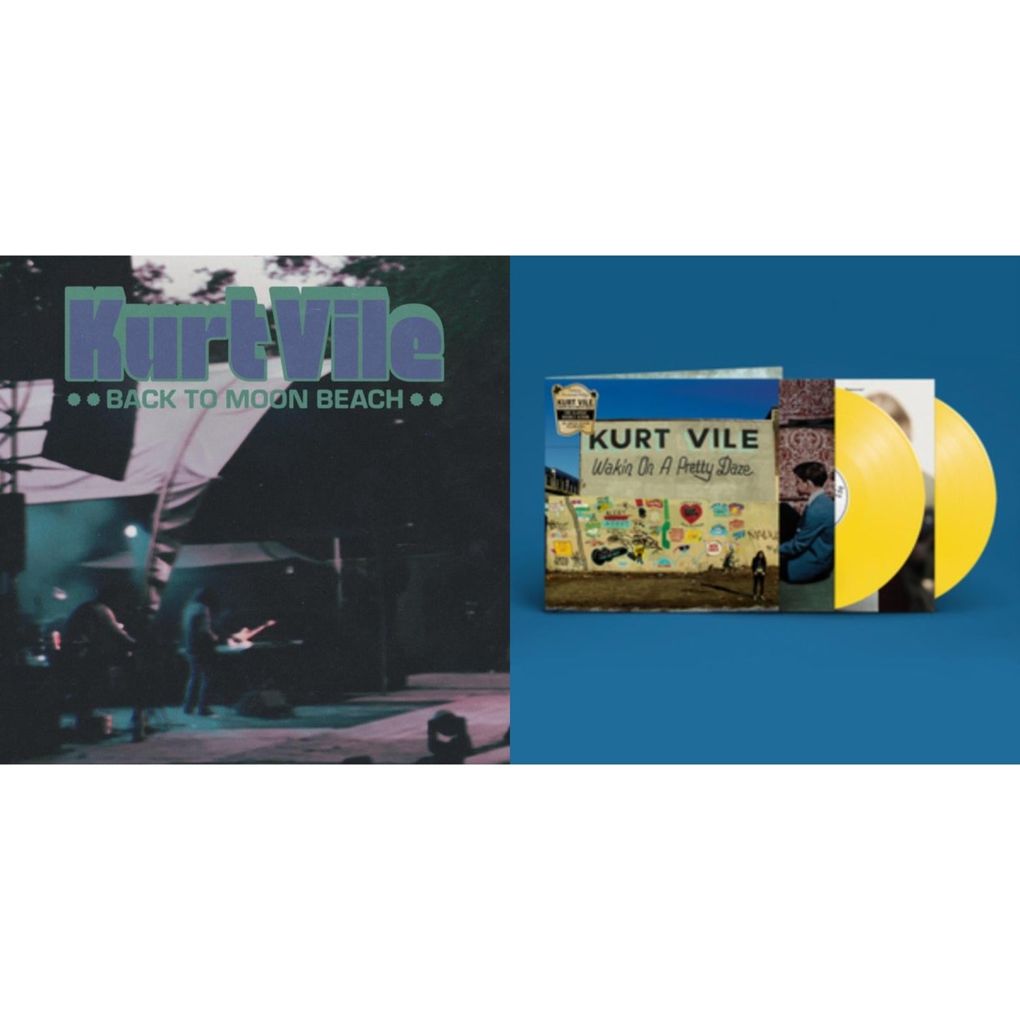 Kurt Vile - Wakin On A Pretty Daze (Opaque Yellow Vinyl/2LP) & Back To Moon Beach