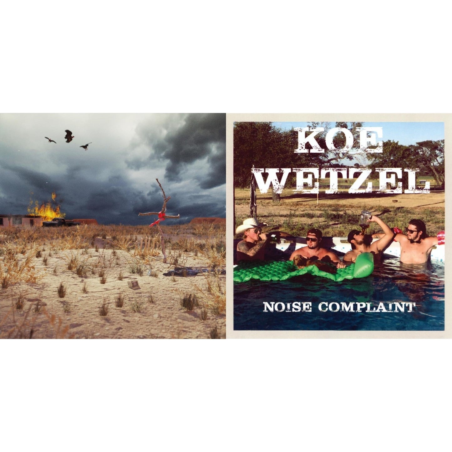 Koe Wetzel - Hell Paso & Noise Complaint (X) - LP Vinyl Bundle