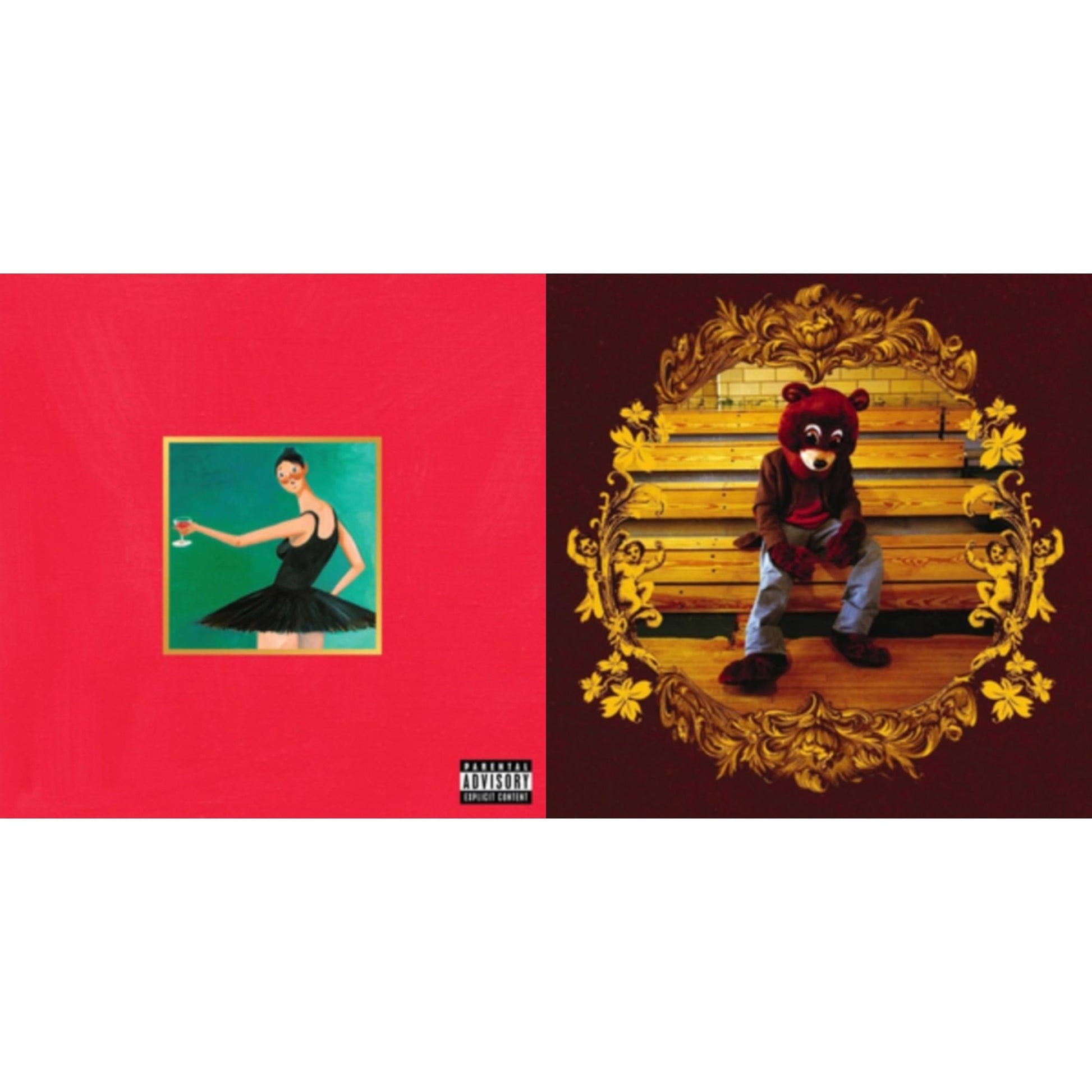 Kanye West - My Beautiful Dark Twisted Fantasy & College Dropout - CD Bundle
