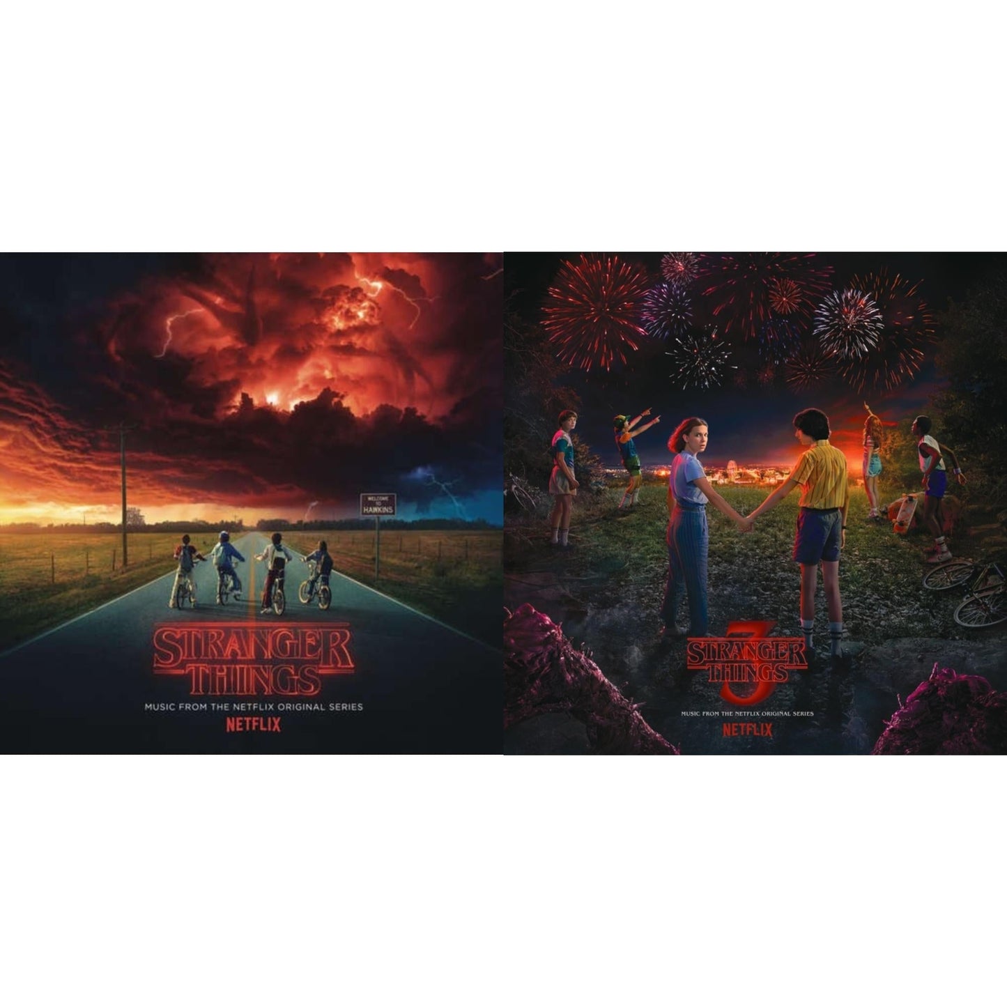 Kyle & Michael Stein Dixon - Stranger Things: Soundtrack From The Netflix Original Series, Season 3  (2LP/7Inch) & Stranger Things: Music From Seasons 1 & 2 (2LP/Poster/Sticker/140G)