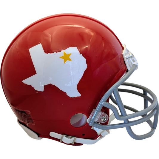 Dallas Texans Throwback 1960-1962 Riddell VSR4 Mini Helmet