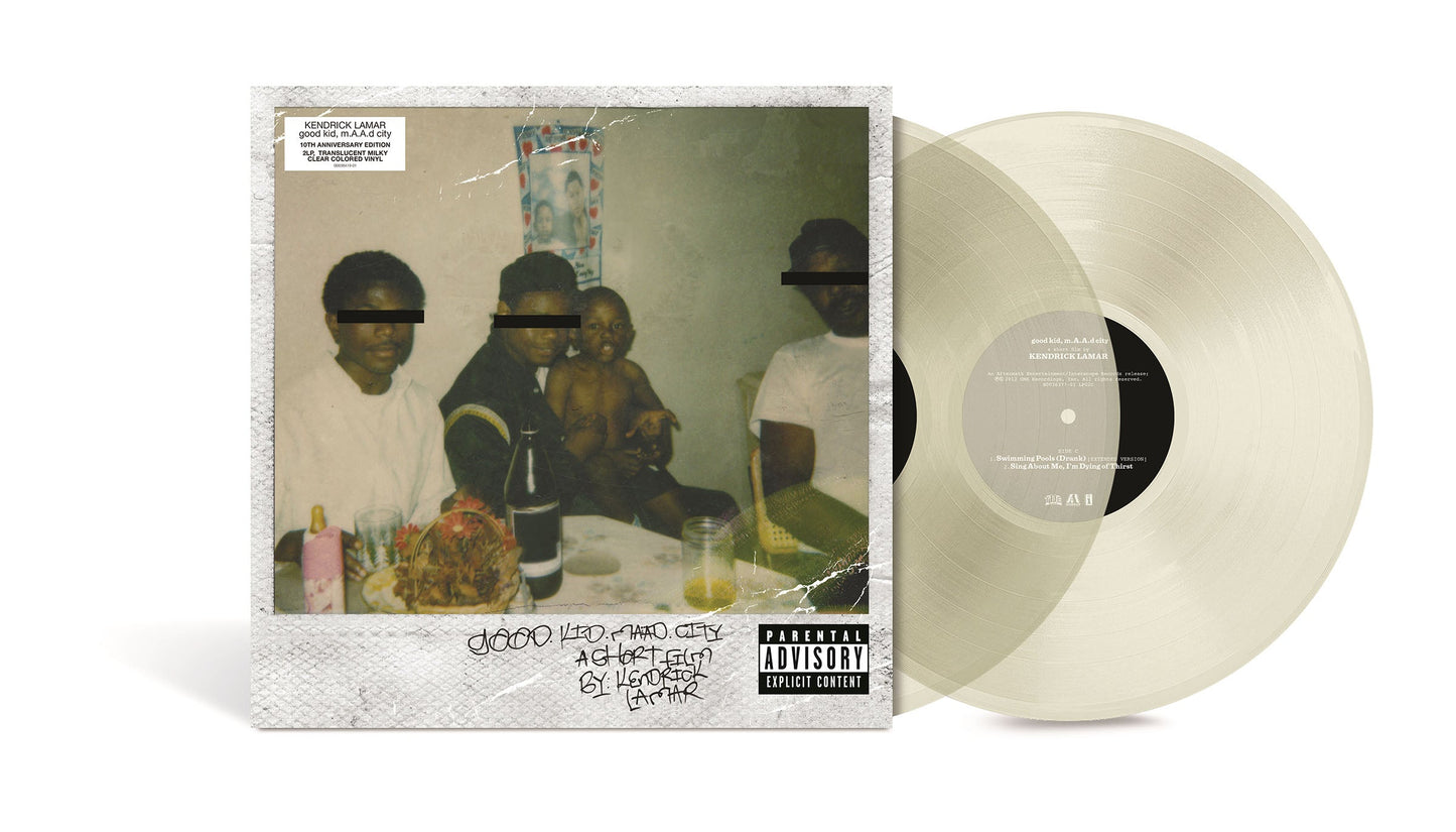 Kendrick Lamar - good kid, m.A.A.d city (10th Anniversary, Milky Clear, 2 LP) Vinyl Record