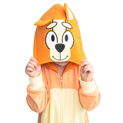 Kids Cartoon Bingo and Bluey Halloween Costume Jumpsuit Cosplay