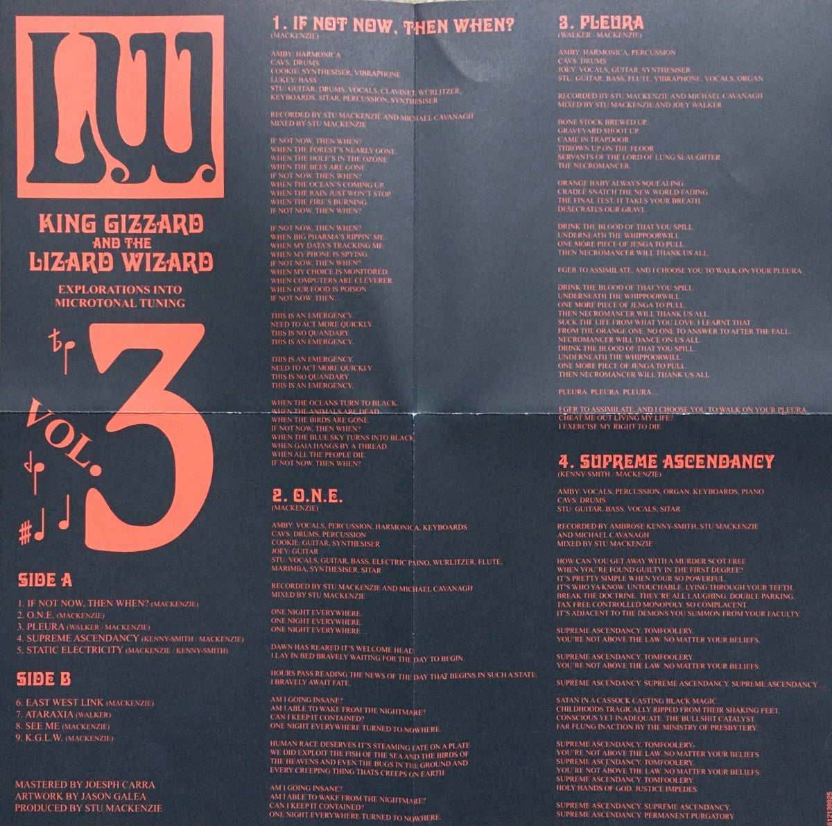 King Gizzard & The Lizard Wizard – L.W. (LP Vinyl) Vinyl Record
