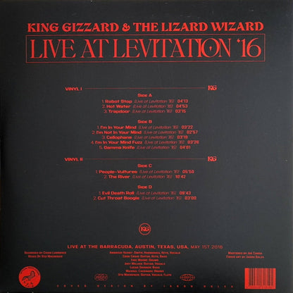 King Gizzard & The Lizard Wizard – Live At Levitation '16 (2-LP Vinyl) Vinyl Record