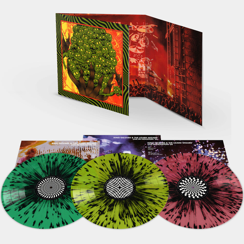King Gizzard & The Lizard Wizard – Live In Houston '24 (Colored, Gate 3-LP Vinyl) Vinyl Record