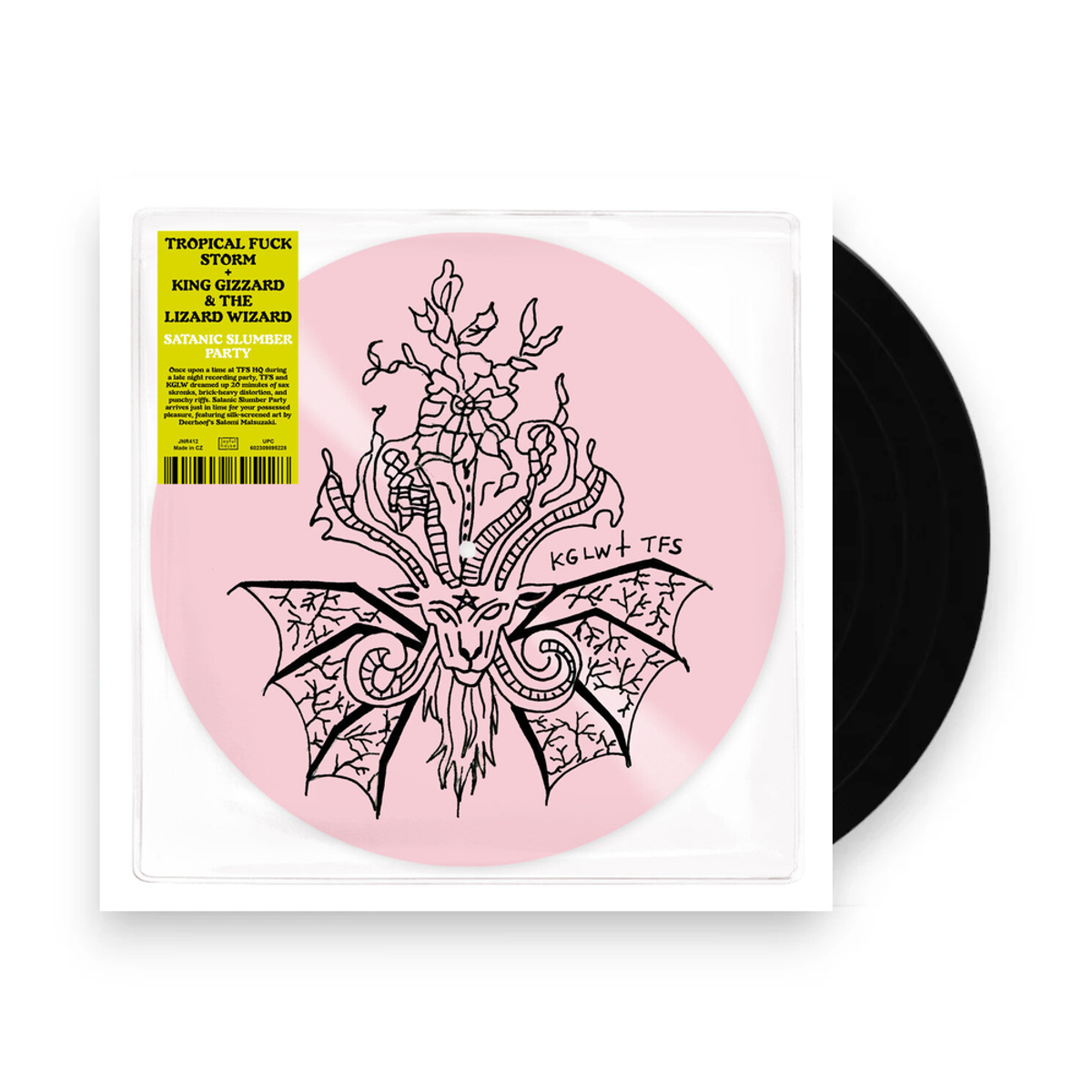 King Gizzard & The Lizard Wizard – Satanic Slumber Party EP (Limited Edition Pink Silkscreened 12" Vinyl) Vinyl Record