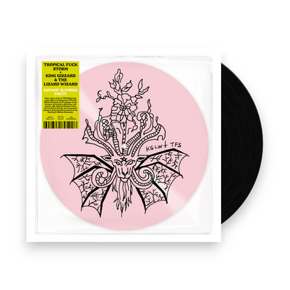 King Gizzard & The Lizard Wizard – Satanic Slumber Party EP (Limited Edition Pink Silkscreened 12" Vinyl) Vinyl Record