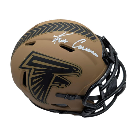 Kirk Cousins Autographed Atlanta Falcons Salute To Service 23 Mini Helmet - BAS