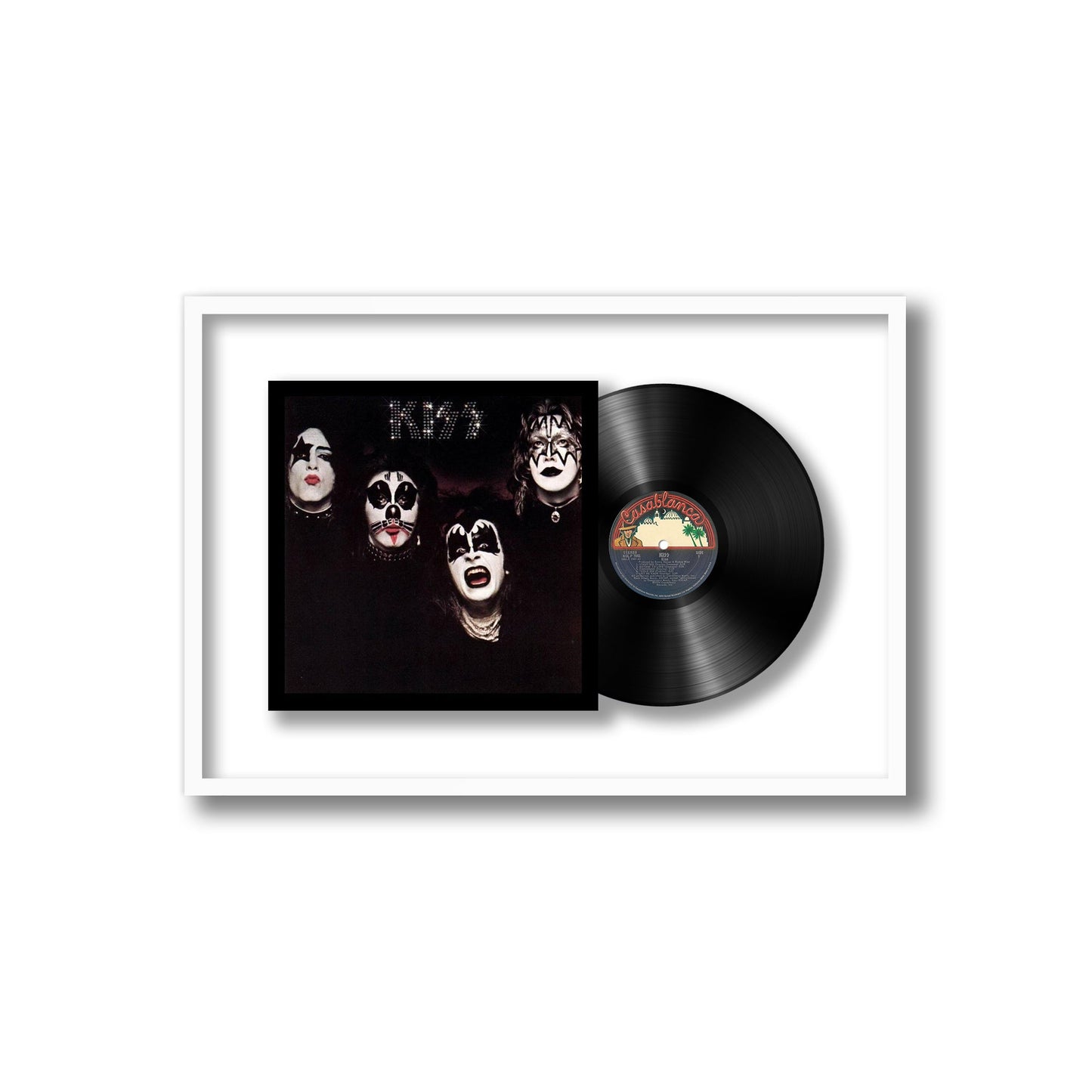 Kiss Framed Vinyl Record