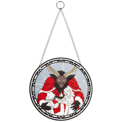 Krampus 6-Inch Suncatcher Monster Halloween Christmas Ornament Window Hanging Home Decor Gift