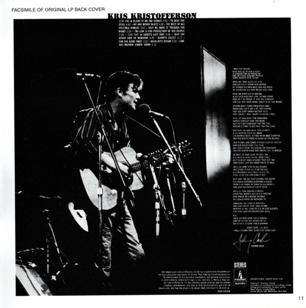 Kris Kristofferson – Kristofferson Music CD