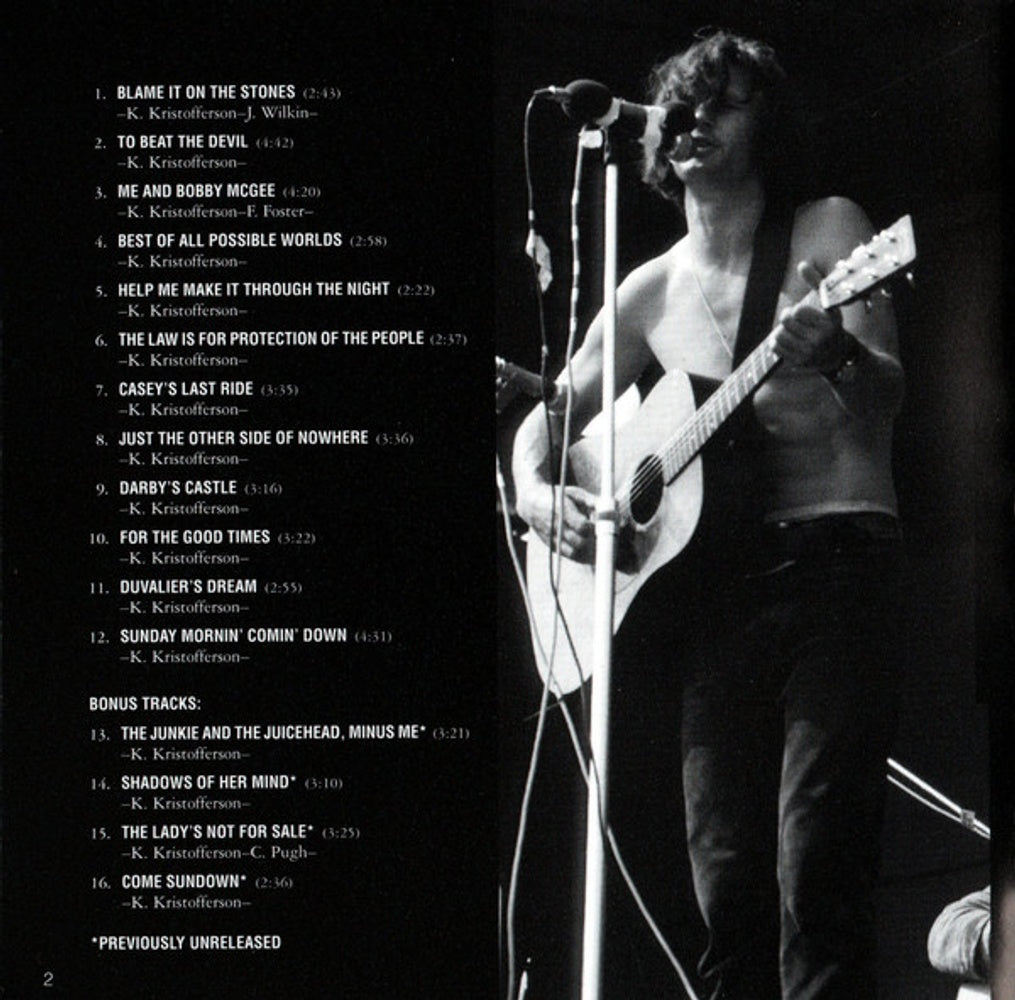 Kris Kristofferson – Kristofferson Music CD